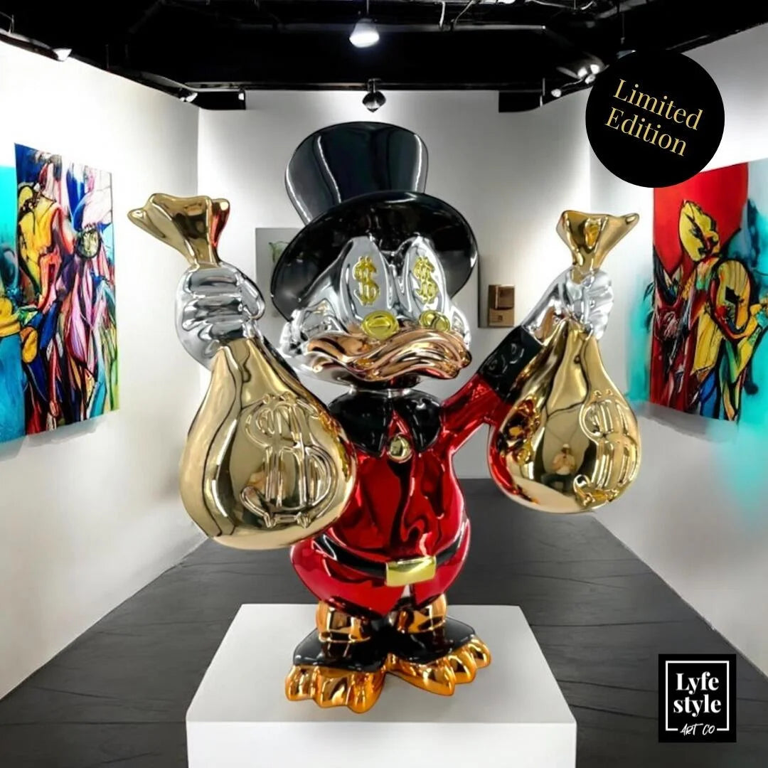 Money Bags Duck Sculpture