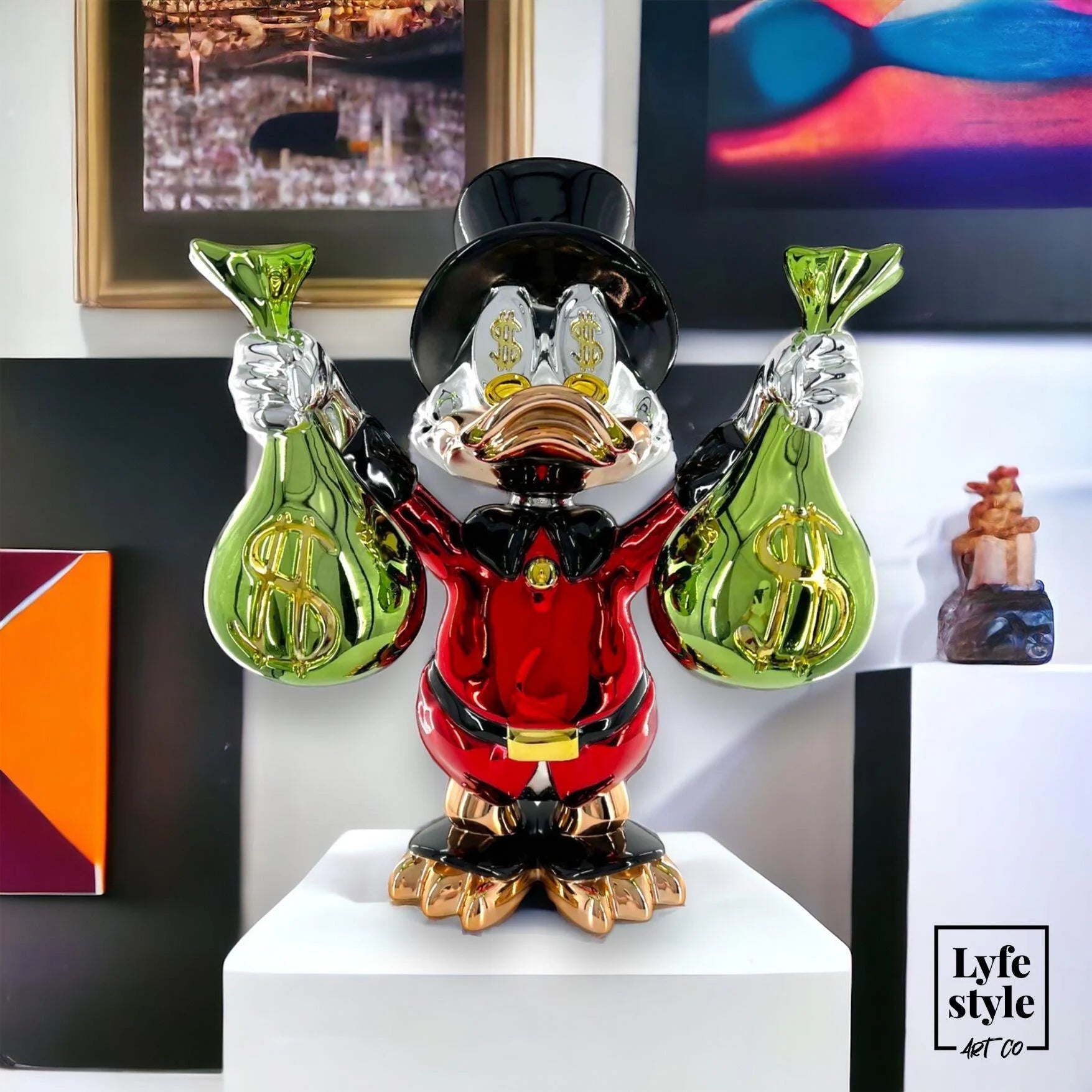 Money bags duck (red / green)