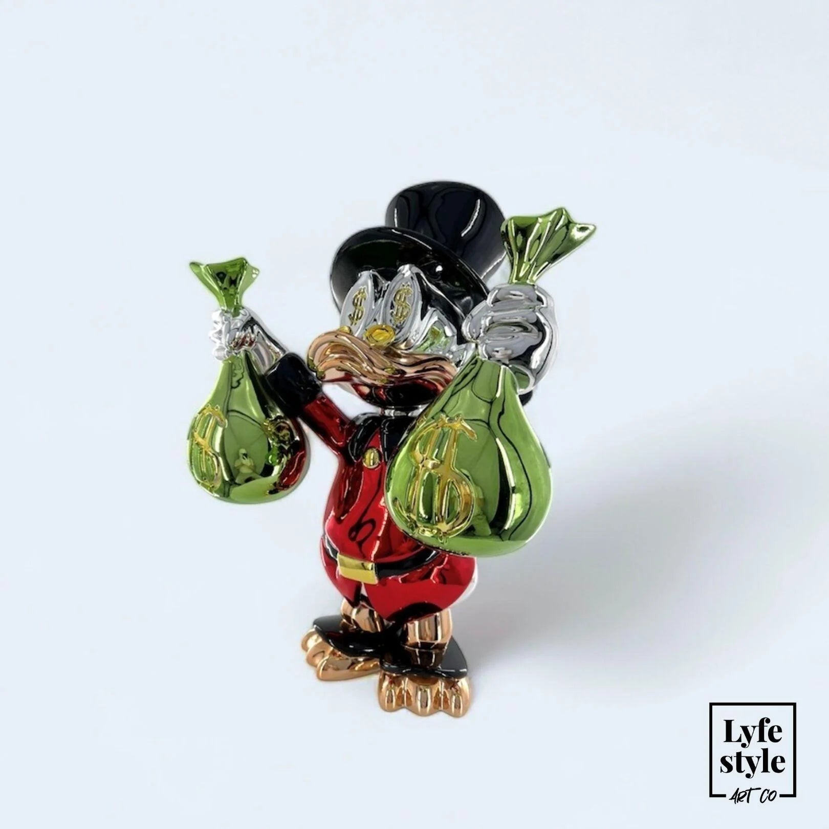 Money bags duck (red / green)