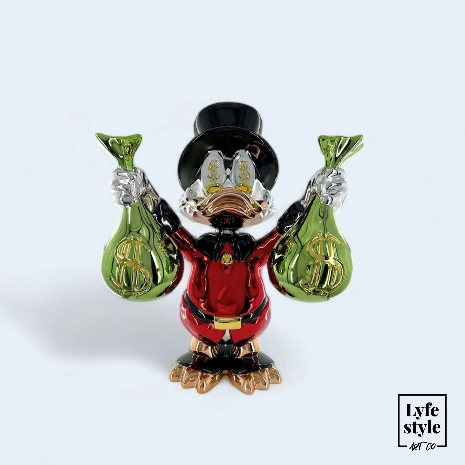 Money bags duck (red / green)