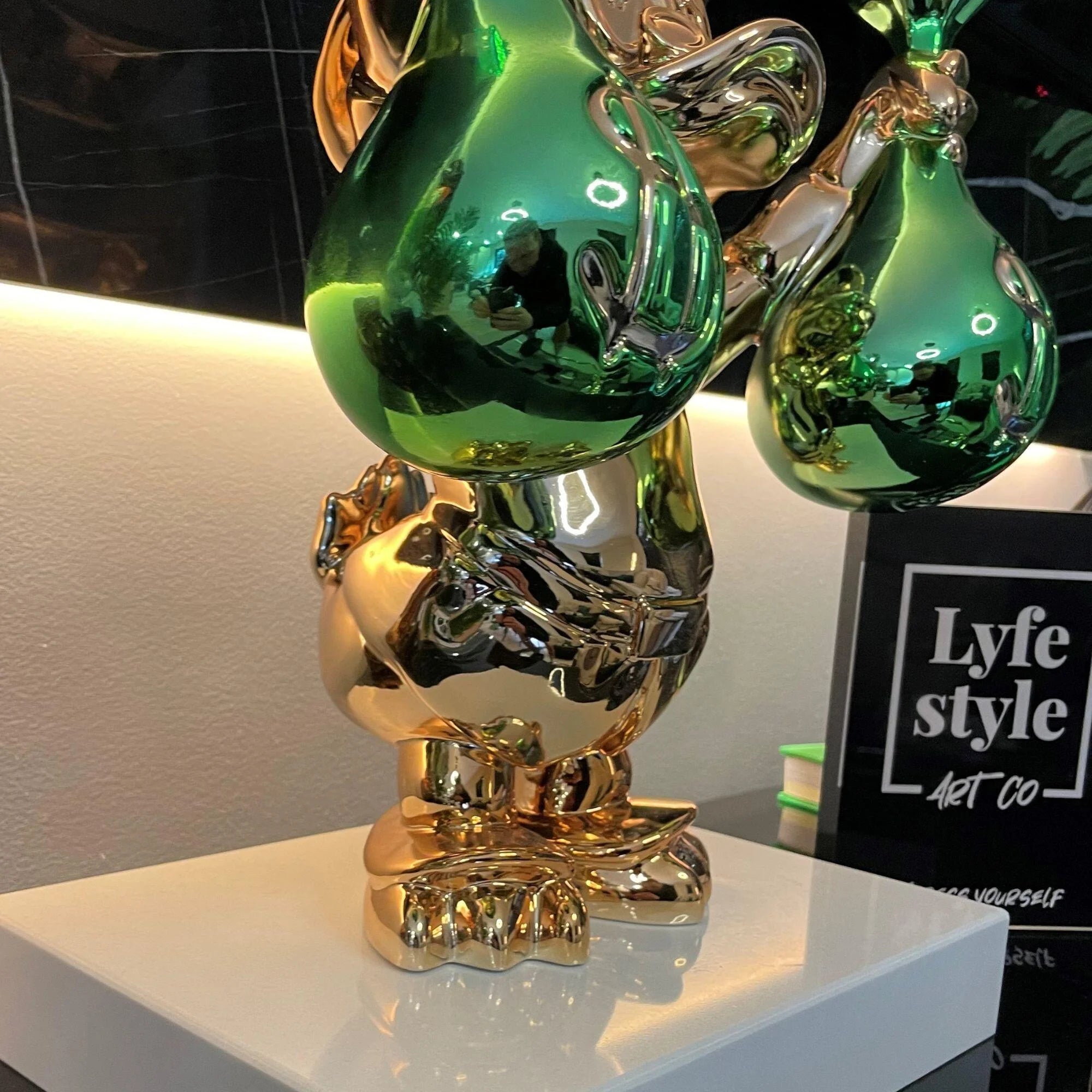 Money bags duck (Gold and Green)