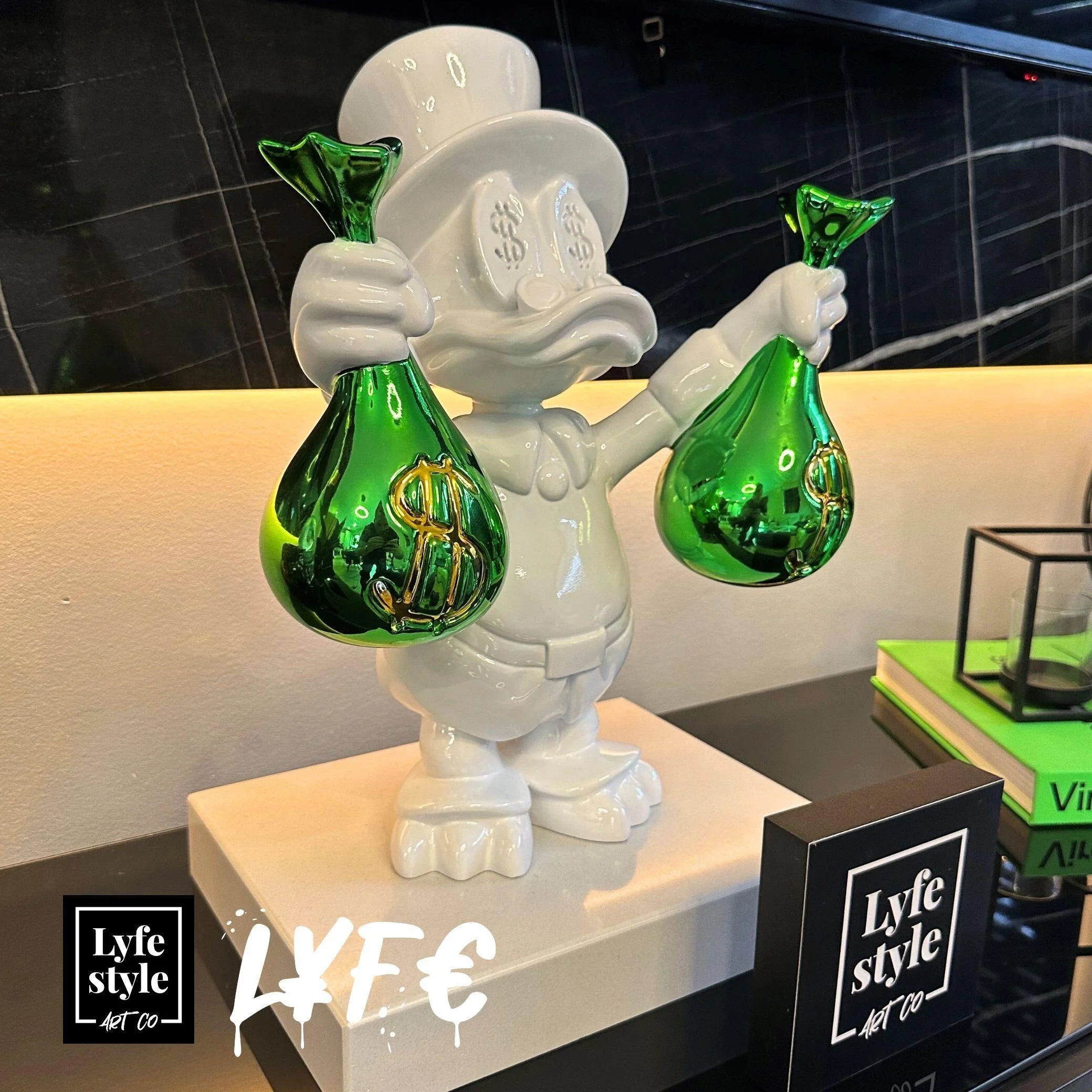 Money Bags Duck Sculpture